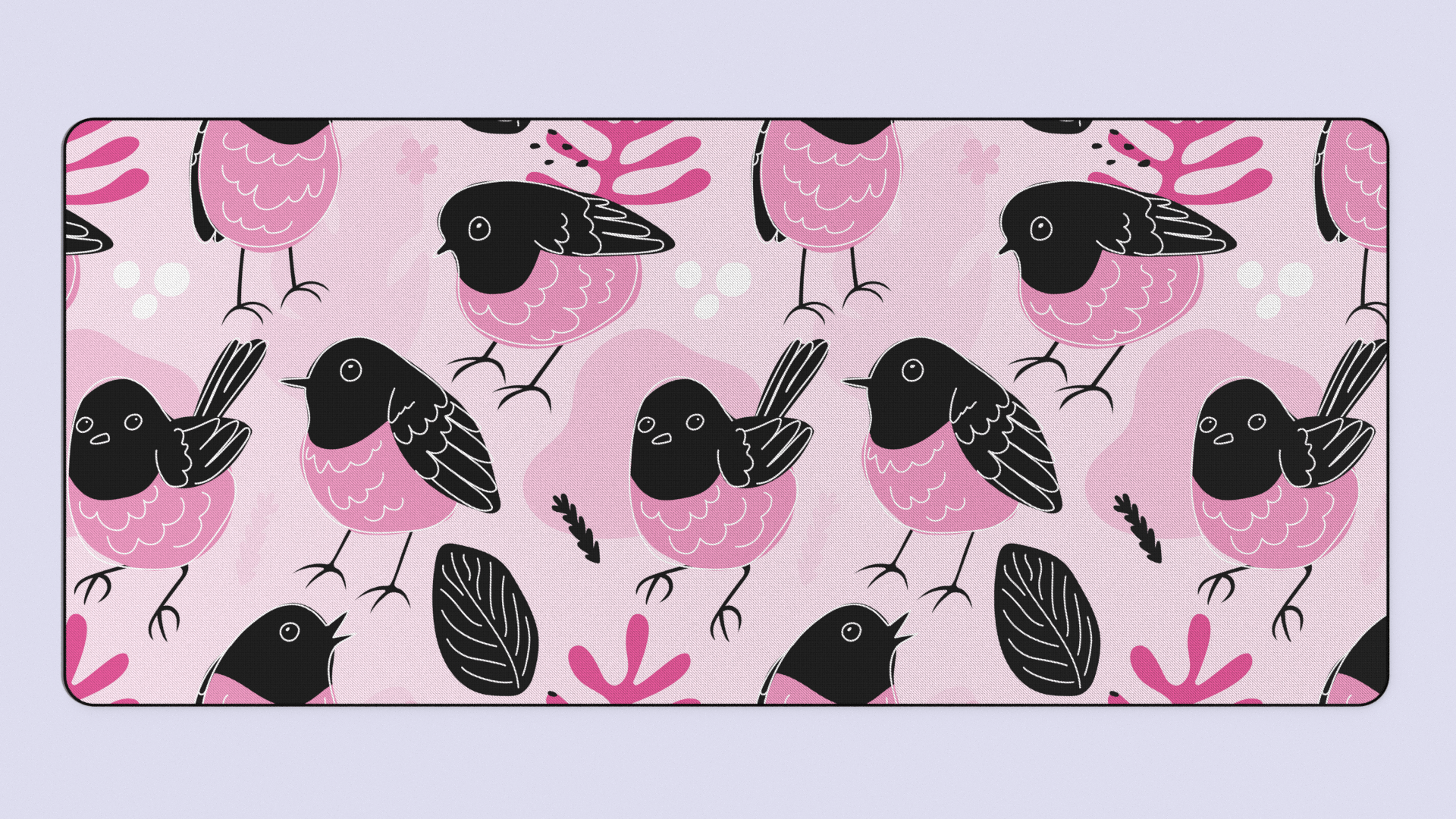 Pink Robin Deskmats - KeebsForAll