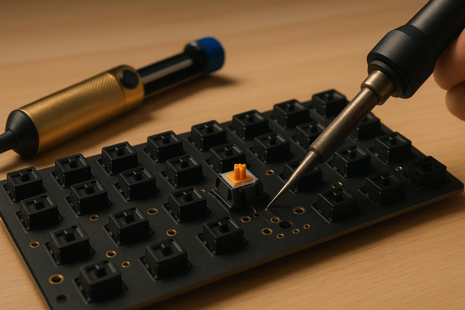 How to Desolder Keyboard Switches Safely