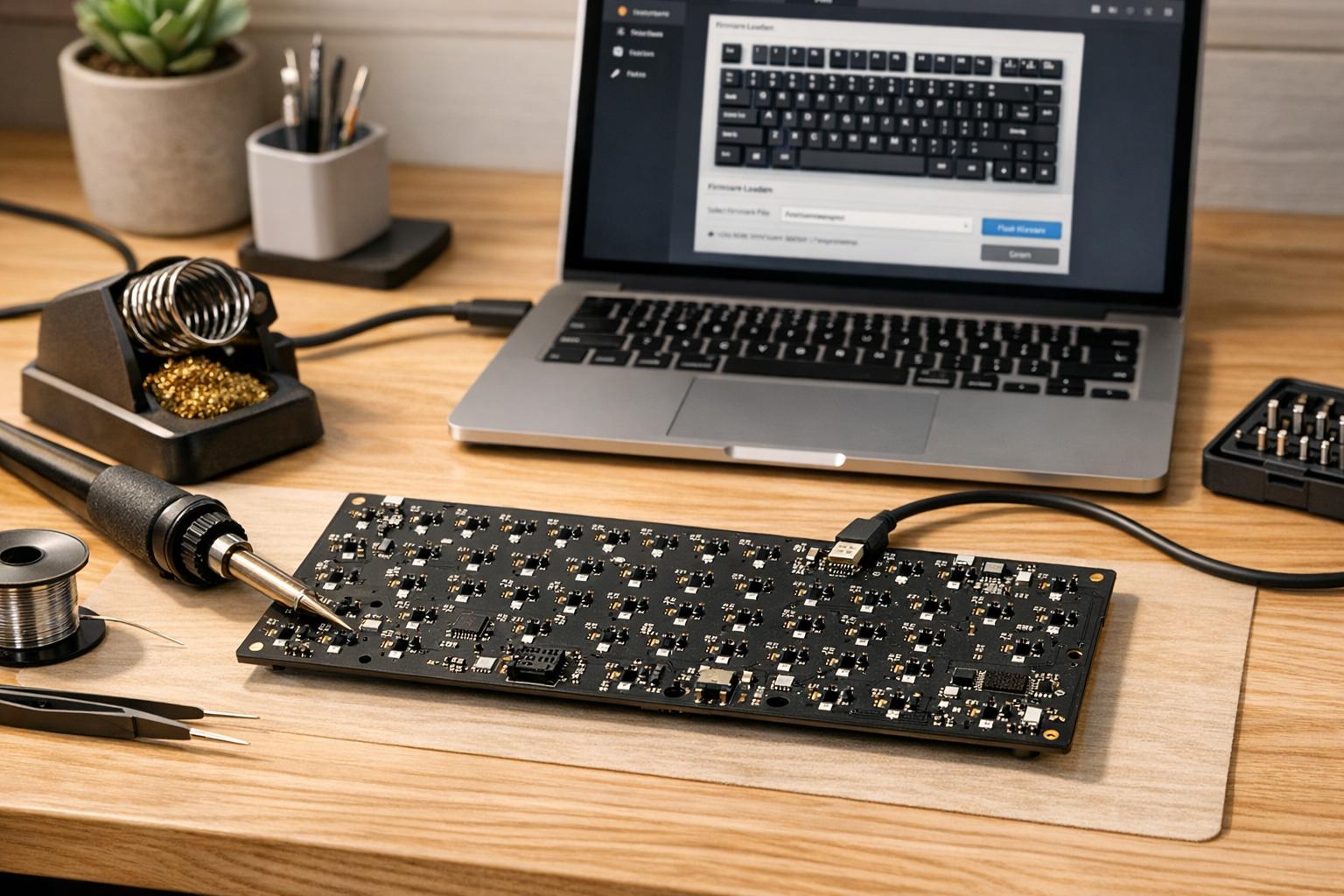 How to Flash Firmware on a Keyboard PCB