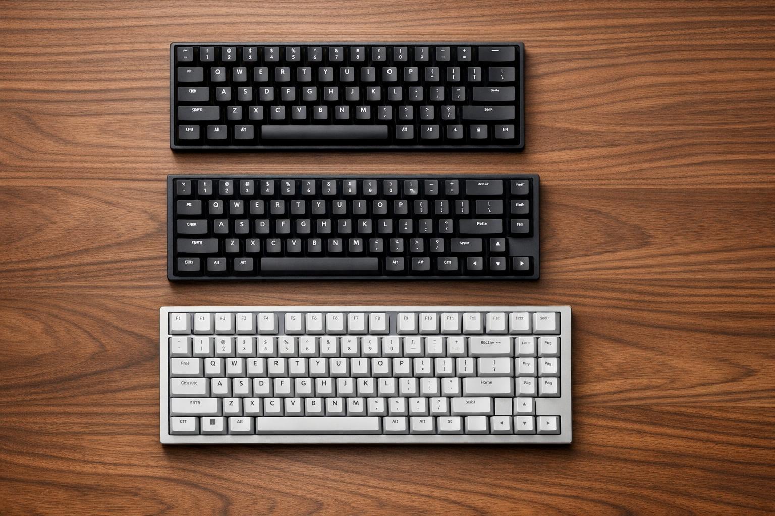 60% vs. 65% vs. 75% Keyboards