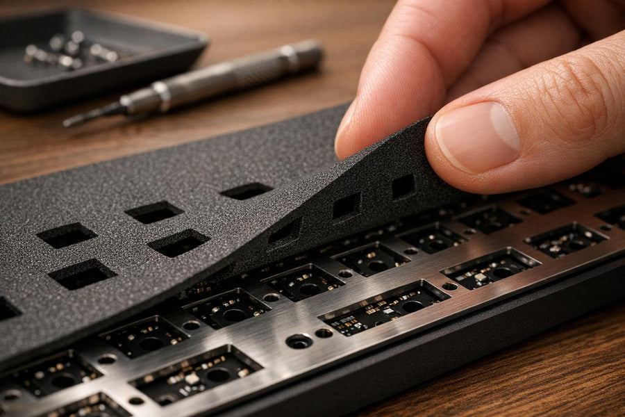 How to Install Keyboard Foam