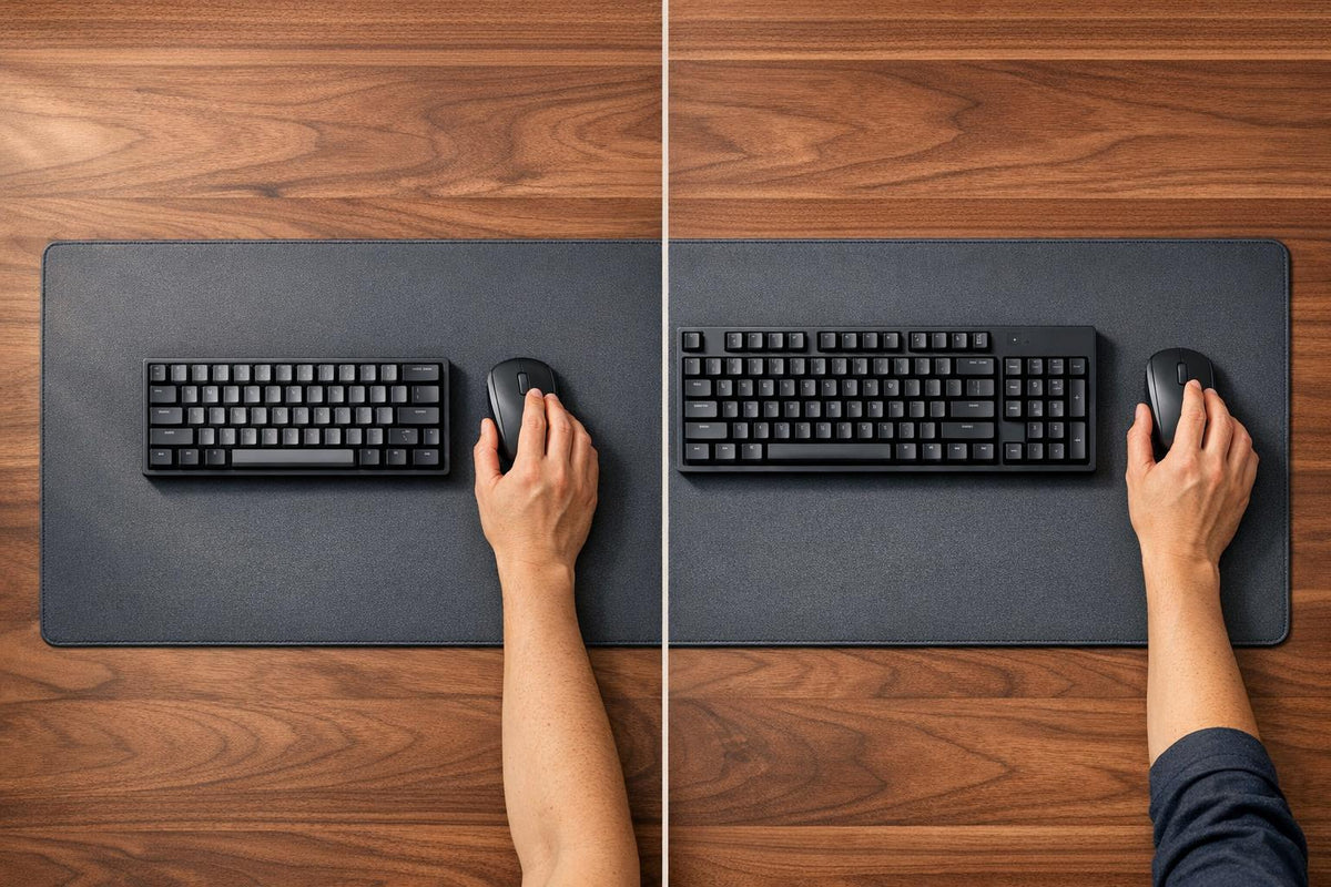 Compact vs Full-Size Keyboards: Ergonomics – KeebsForAll