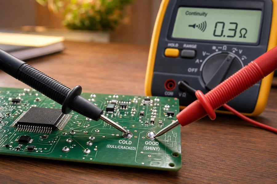 How to Identify Cold Solder Joints with a Multimeter