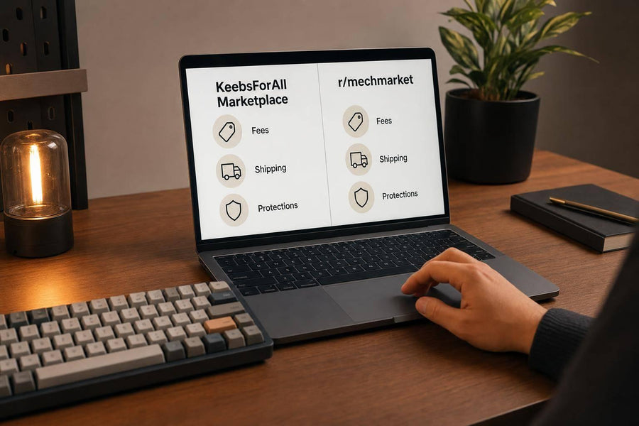 KeebsForAll Marketplace vs r/mechmarket