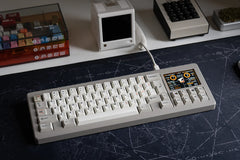 Close up of NotFromSam S65/80 V2 Keyboard Kit