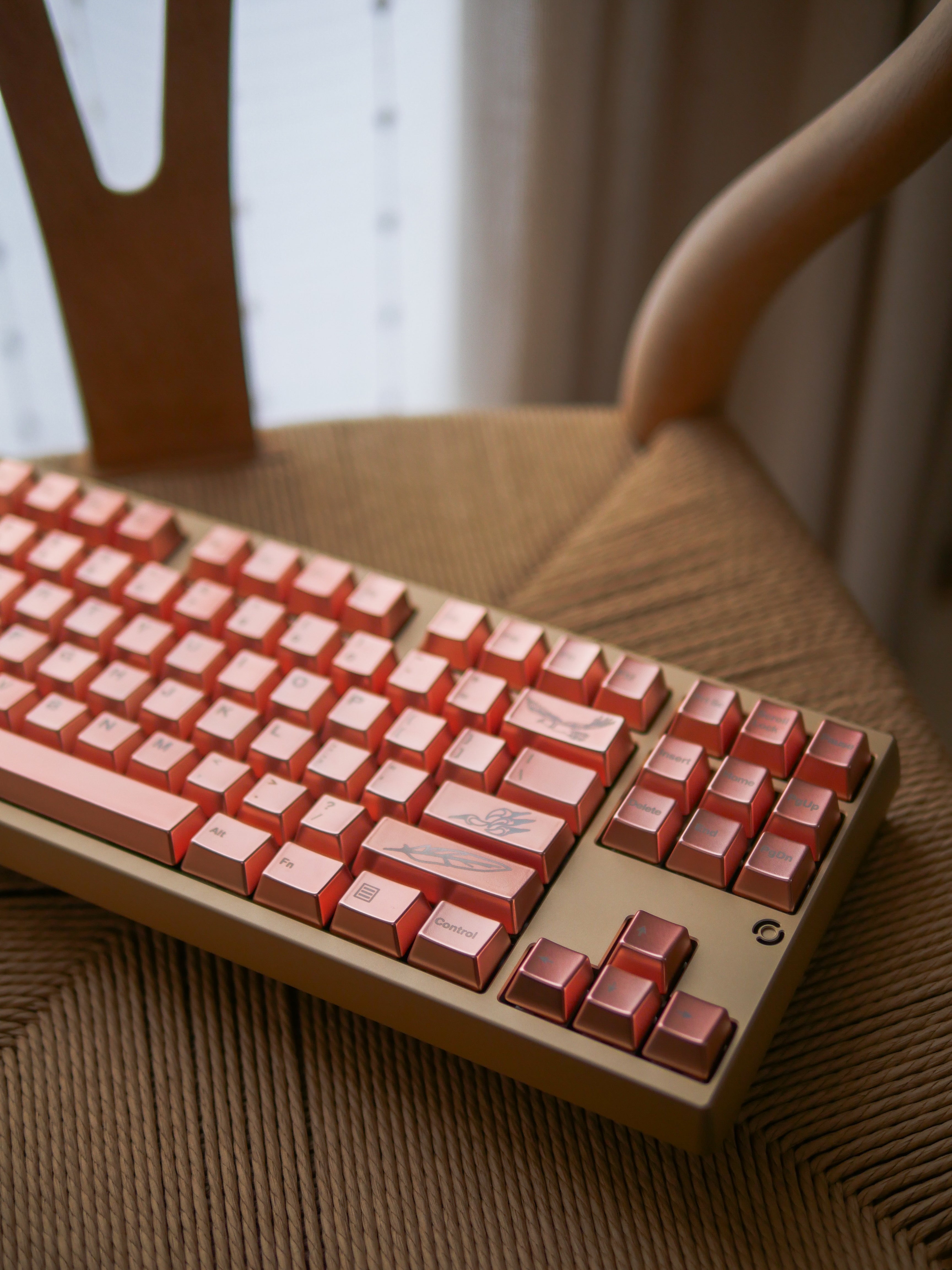 Awekeys Metal Keycaps Set - Copper Eagle