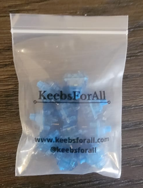 Blue Inks V2 10 switches in a bag