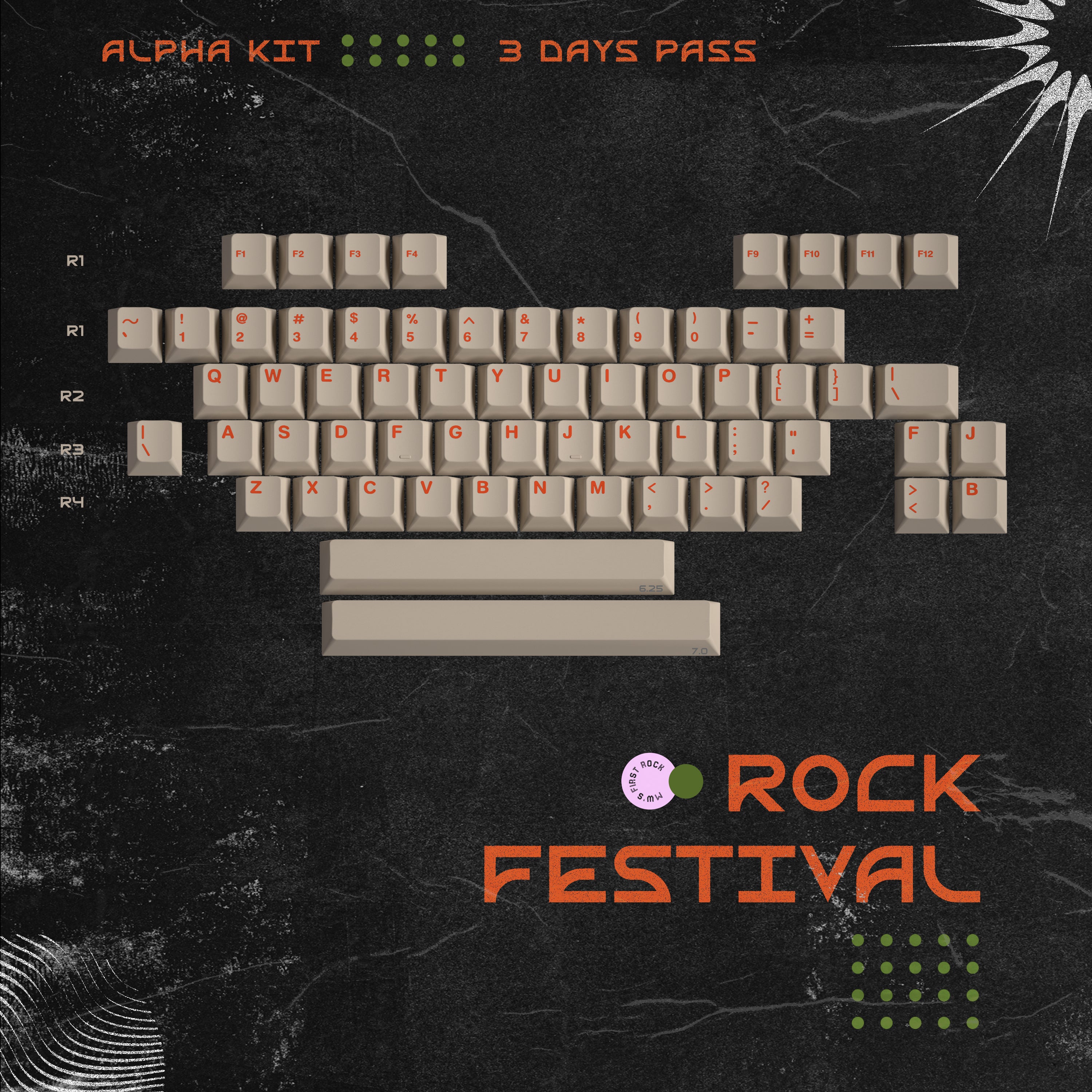 [Pre-Order] MW Rock Festival Keycap Set