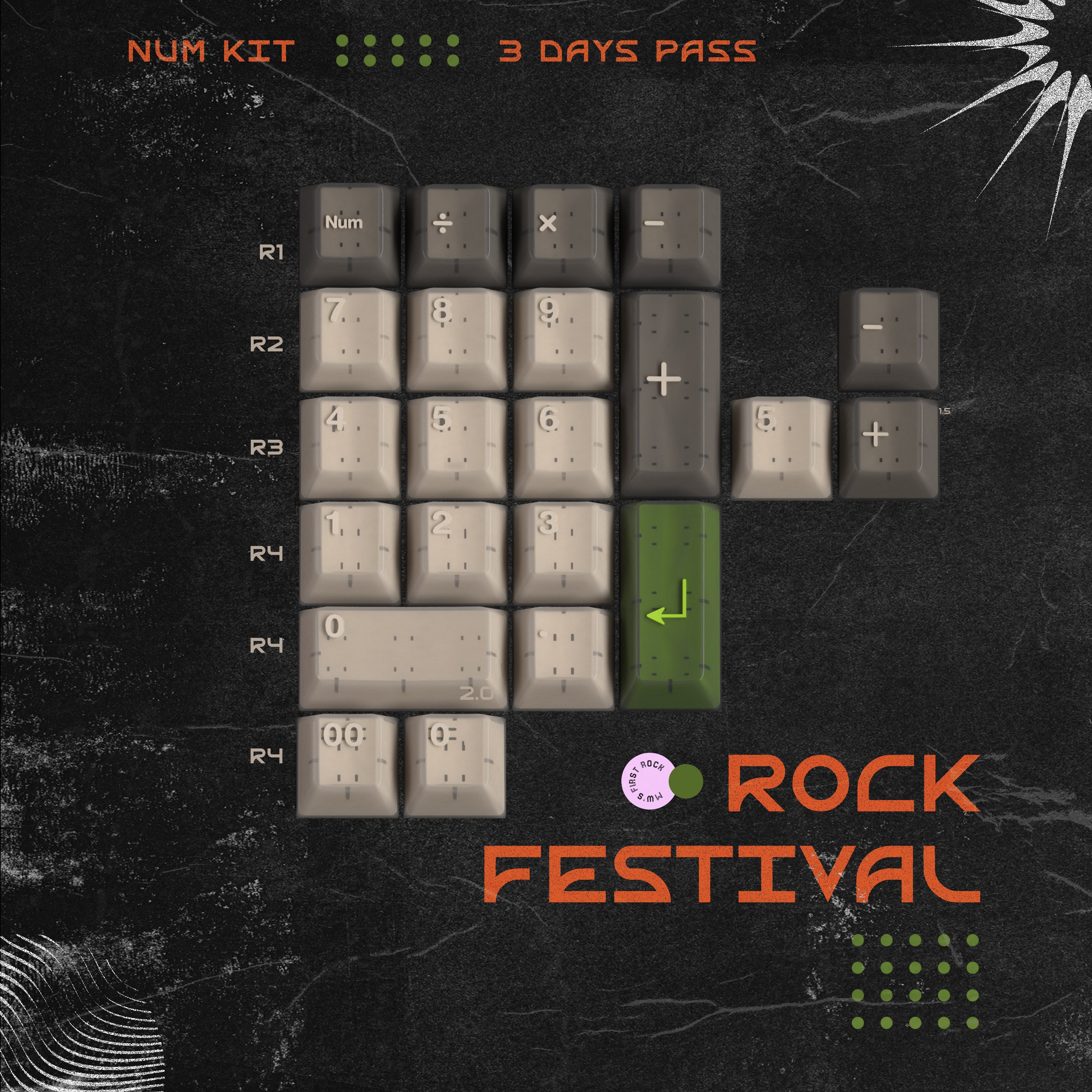 [Pre-Order] MW Rock Festival Keycap Set