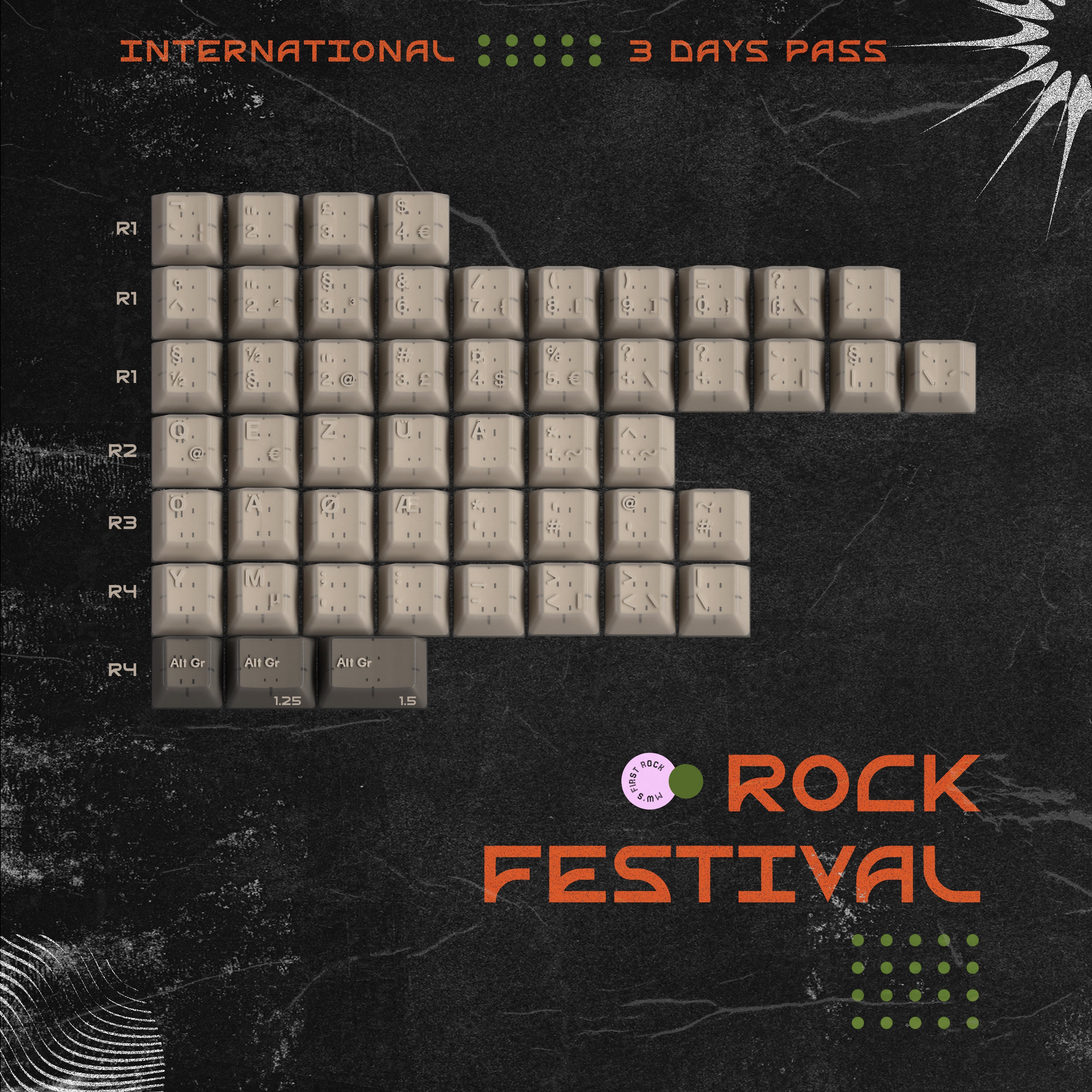 [Pre-Order] MW Rock Festival Keycap Set