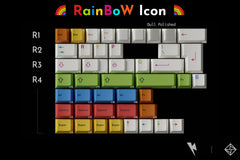 Detailed view of Keykobo RainBoW Keycaps for Mechanical Keyboards