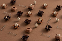 Detailed view of Búri Diamond Switches by Saturn Studios