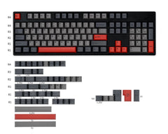 Detailed view of KBDFans EPBT Dolch ANSI Keycaps for Mechanical Keyboards
