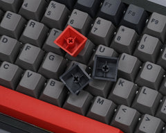 Close up of KBDFans EPBT Dolch ANSI Keycaps