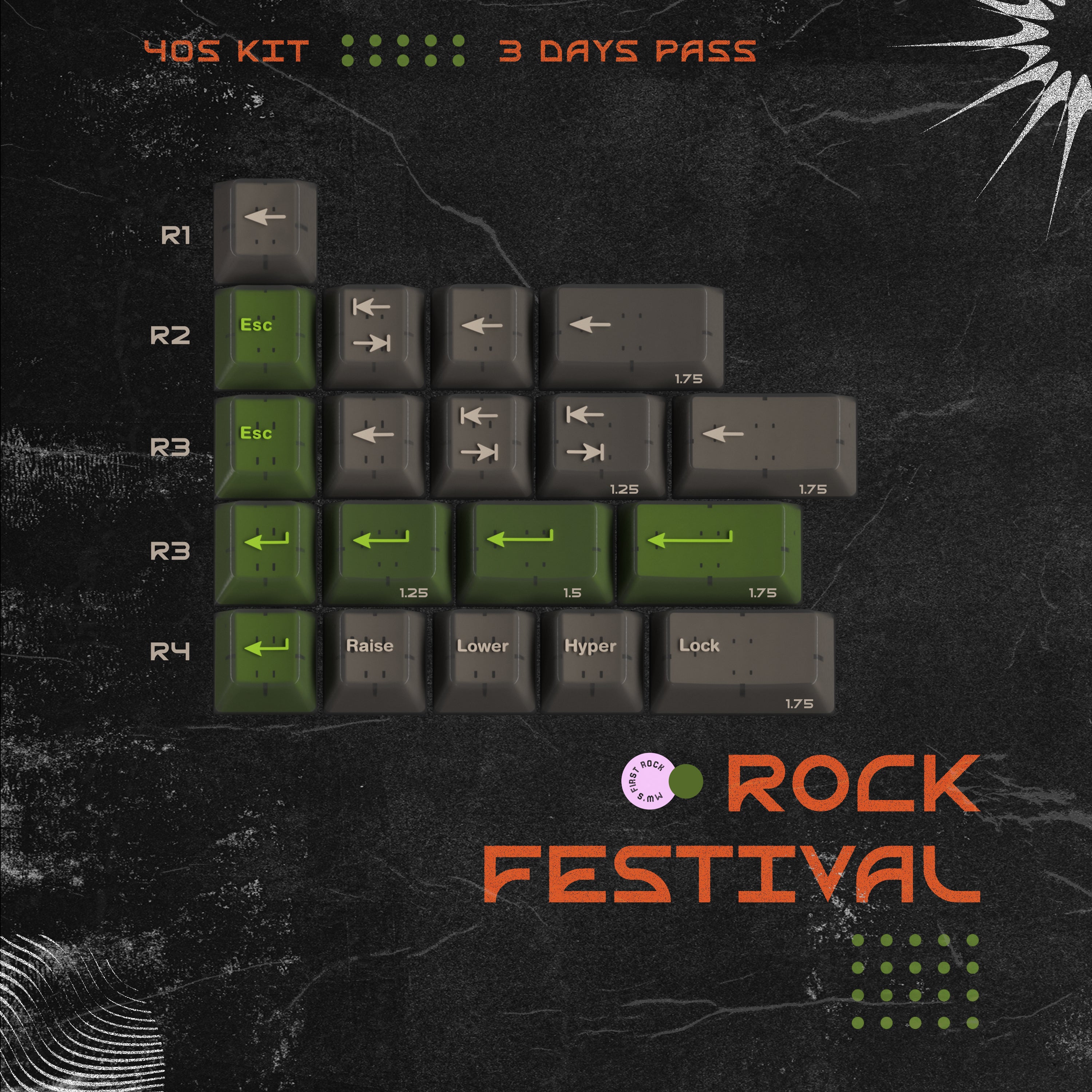 [Pre-Order] MW Rock Festival Keycap Set