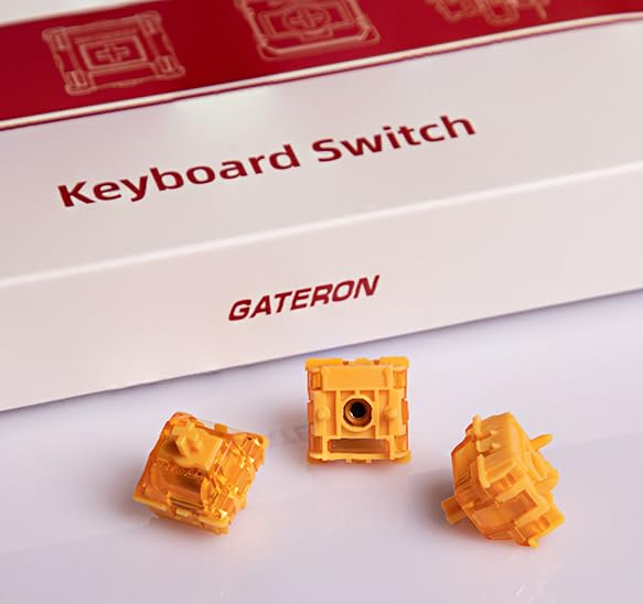 Gateron Magnetic Orange Linear Switches - KeebsForAll