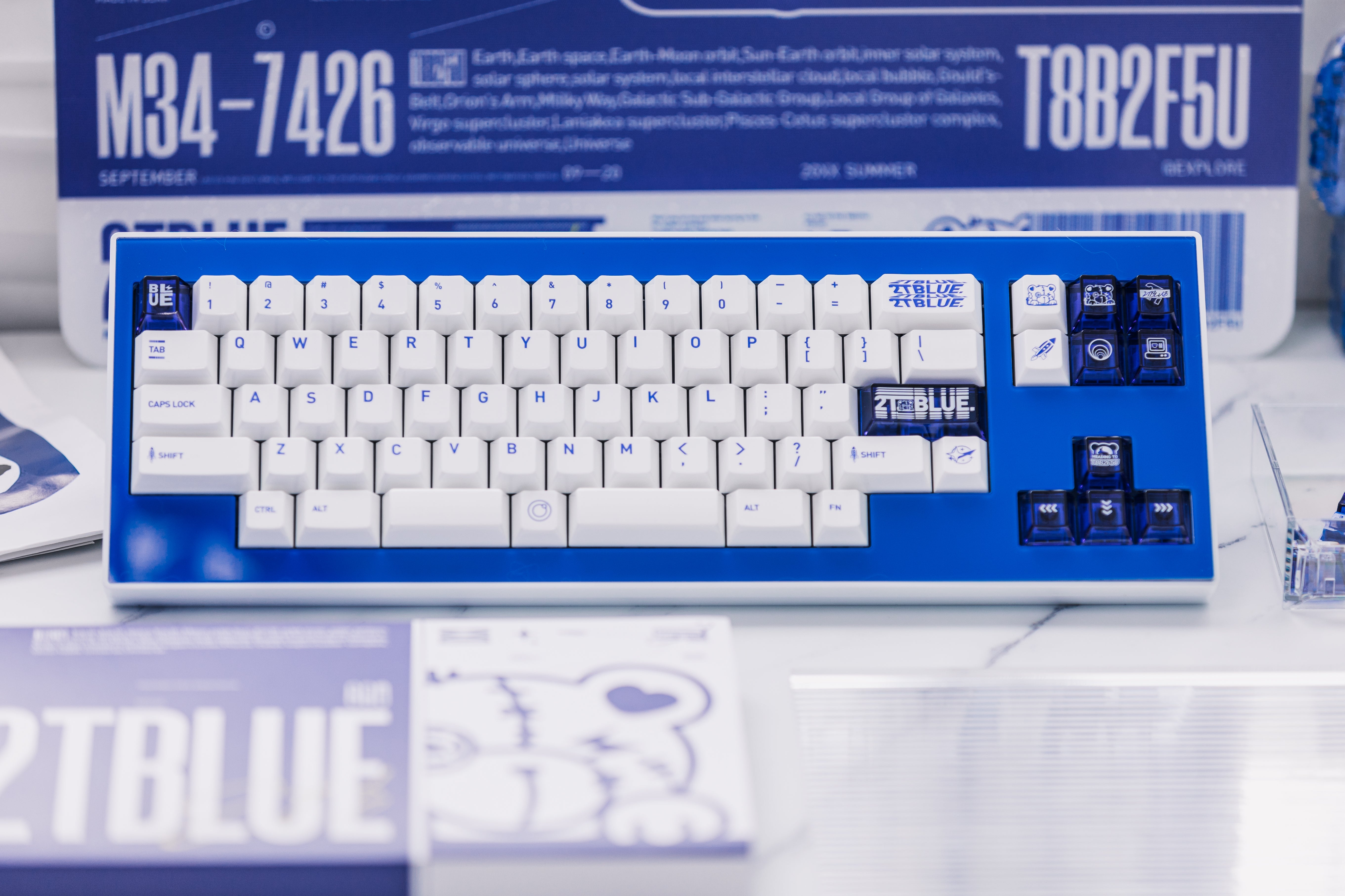 [Pre-Order] KKB 2TBLUE Keycap Set - KeebsForAll