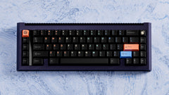 Close up of KKB Outer Bounds Keycaps