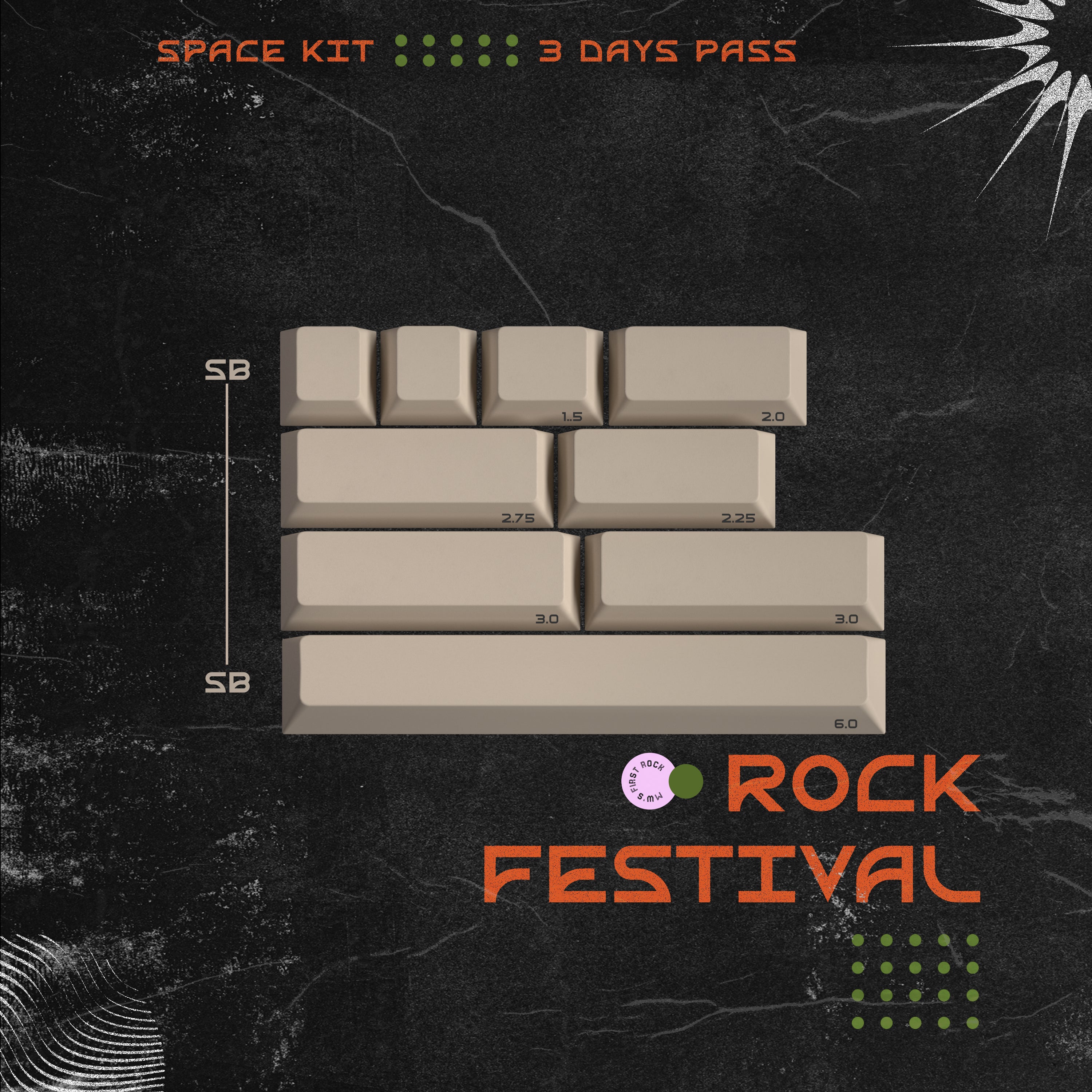 [Pre-Order] MW Rock Festival Keycap Set