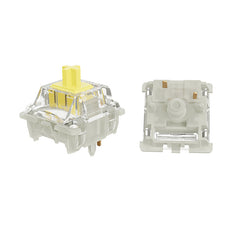 Detailed view of Gateron KS-9 Silent Yellow 2.0 Switches