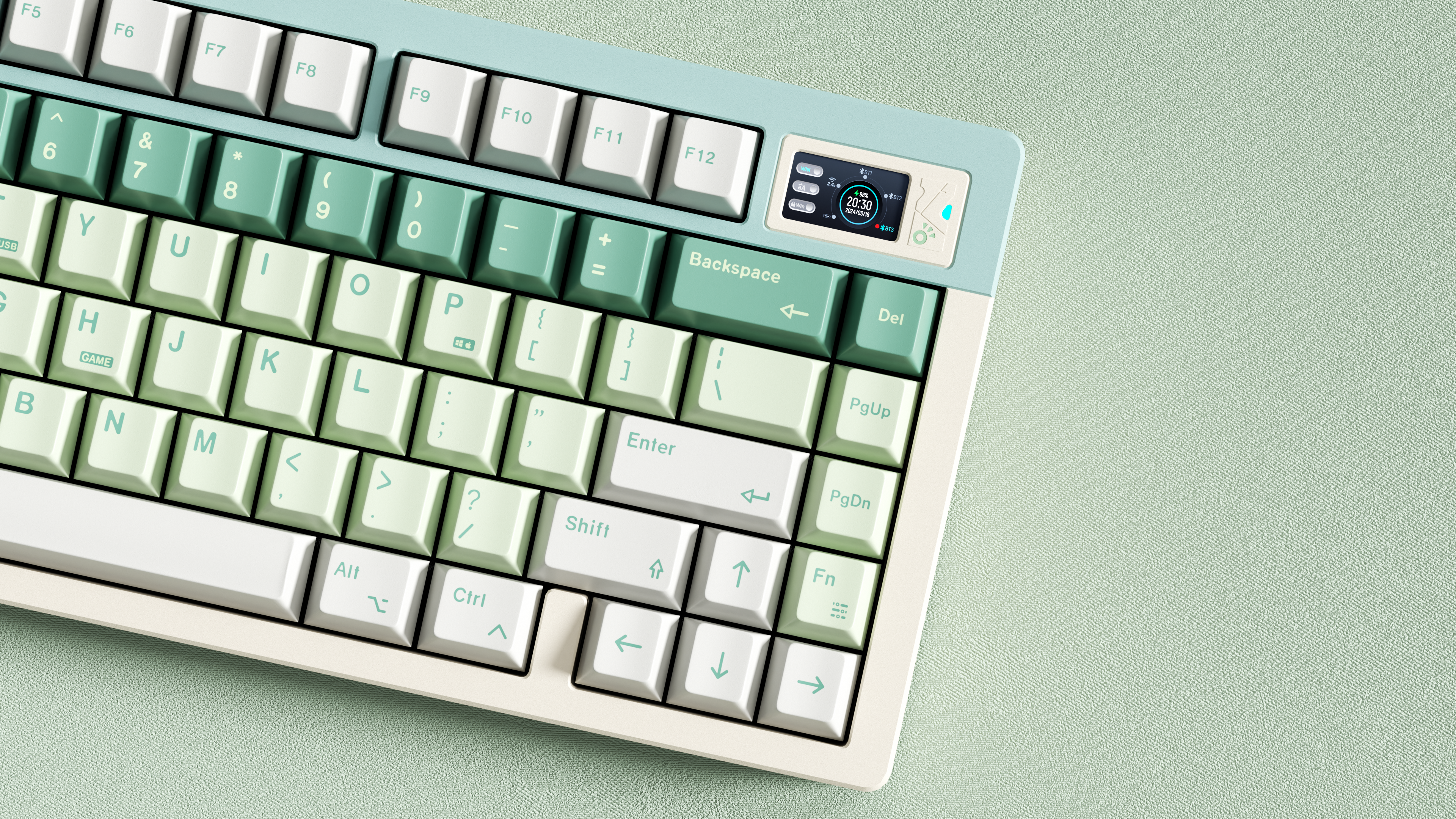 LUMINO75 75% Layout Hot-swappable Custom Mechanical Keyboard