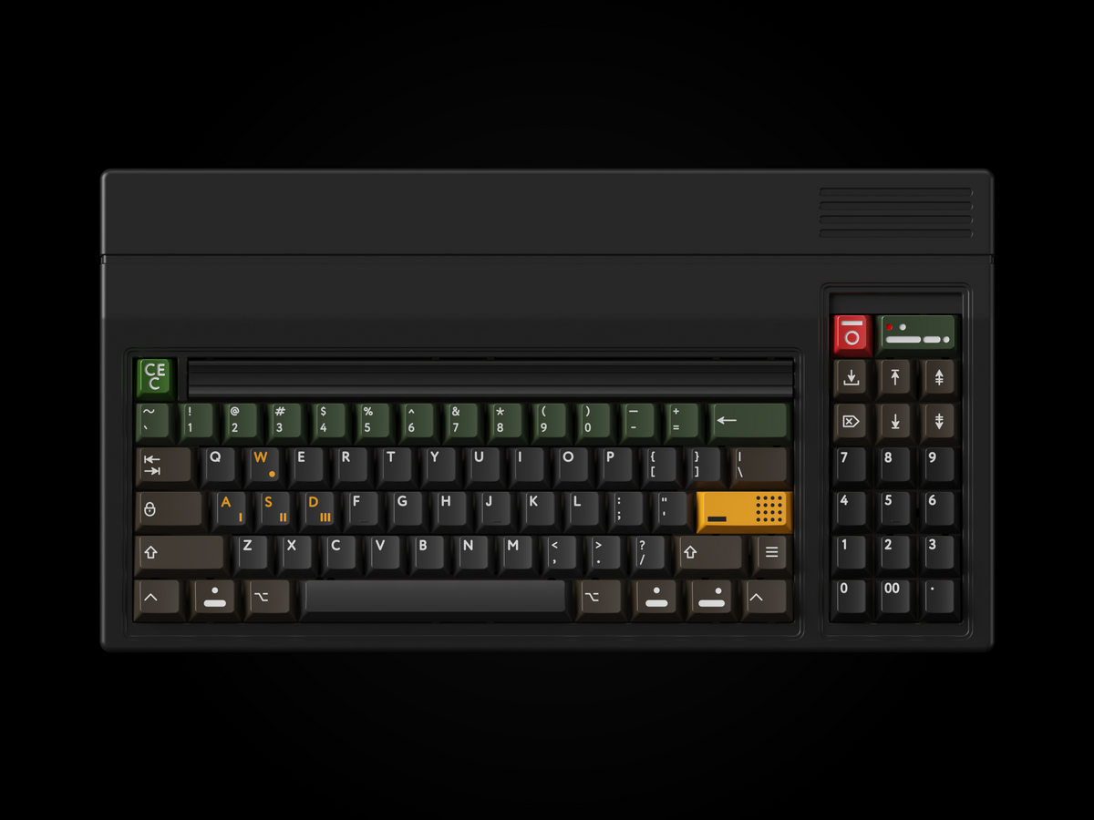D9 Keyboard T9 Keyboard by Deadline | Large Keycap Display