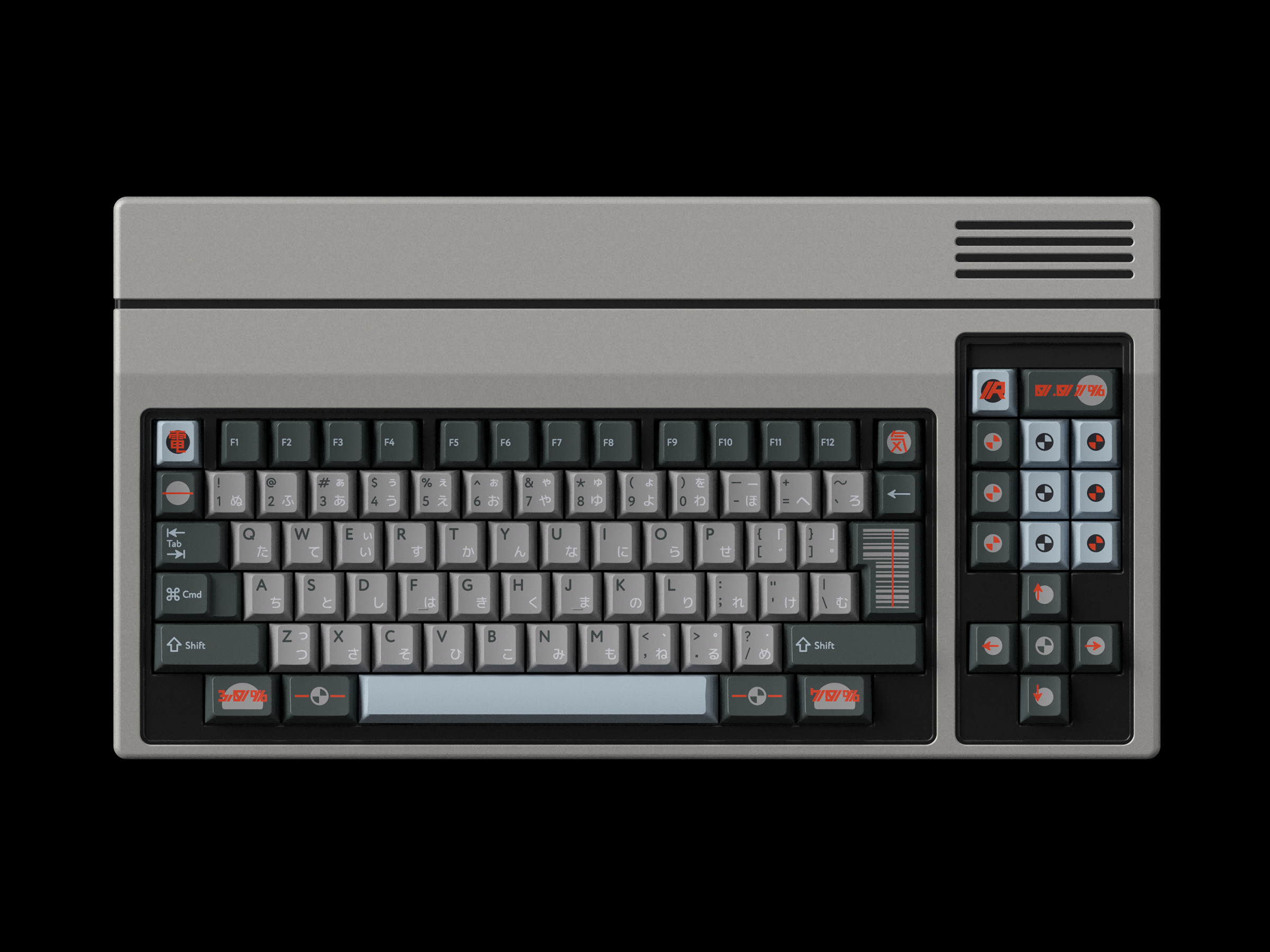D9 Keyboard T9 Keyboard by Deadline | Large Keycap Display