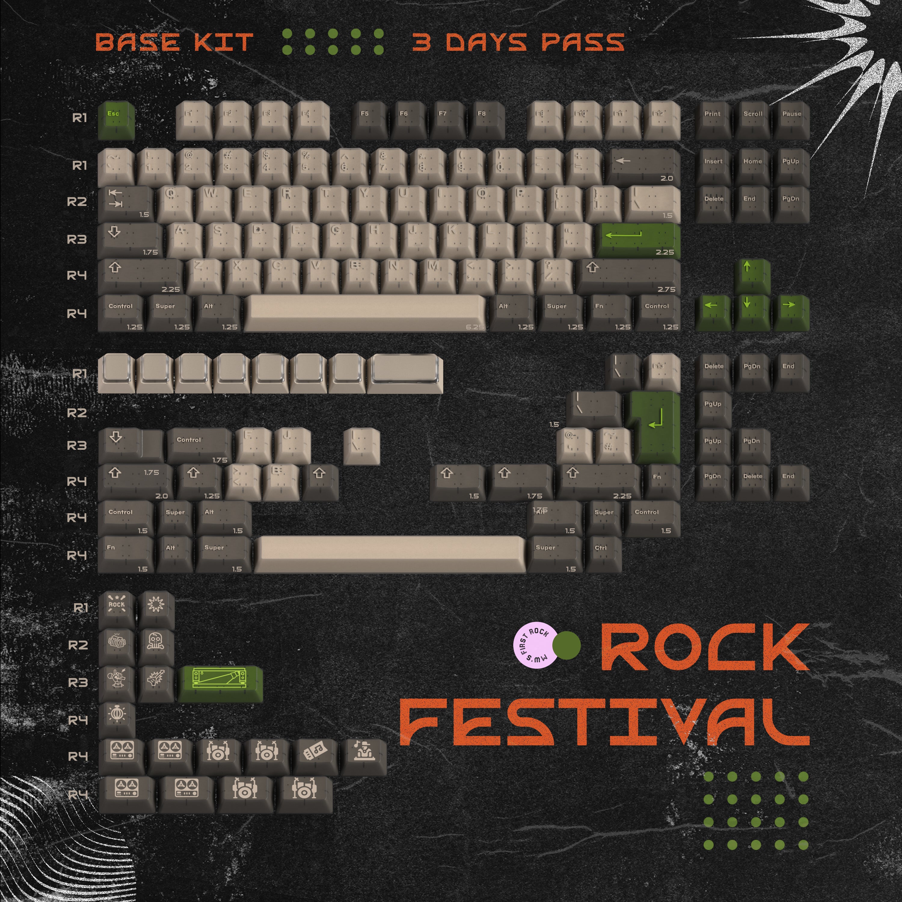 [Pre-Order] MW Rock Festival Keycap Set