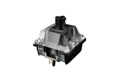 Detailed view of Cherry Nixie (MX Black Clear Top) Linear Switches