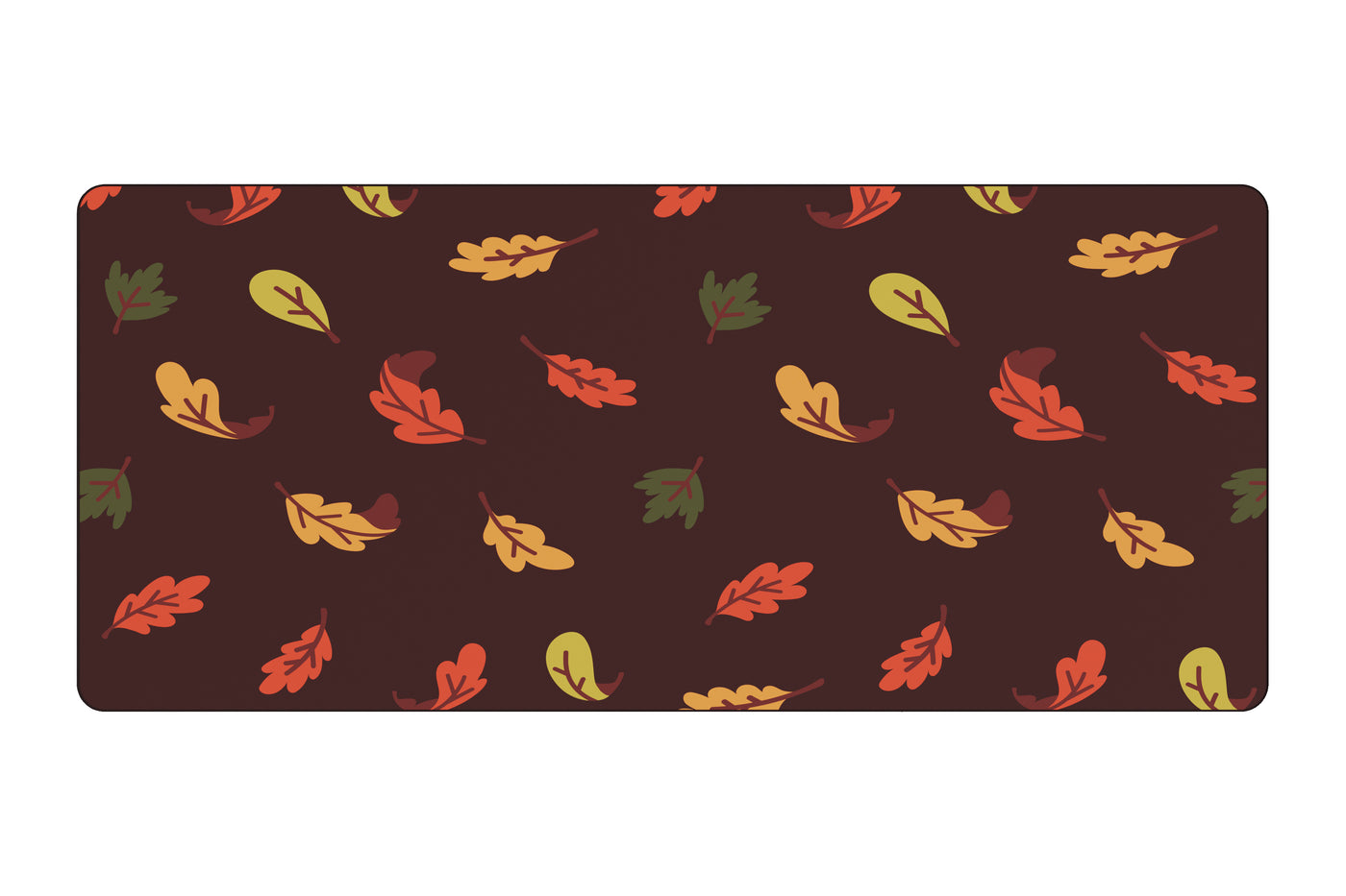 Detailed view of KFA Autumn Leaves Deskmat Deskpad