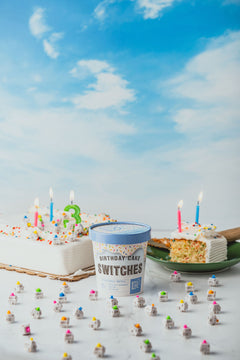 Close up of DK Creamery - Birthday Cake