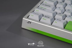Zoom65 V2 x Yamanote Line Theme Keyboard Kit by Meletrix - Alternate Angle