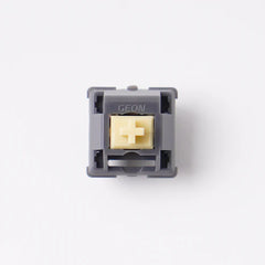 Close up of Geon Yellow Linear Switches