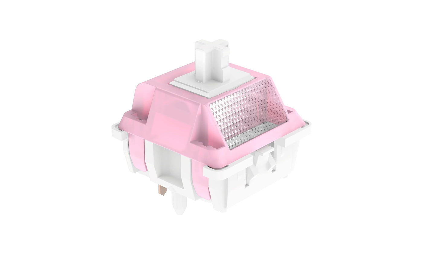 Durock White Lotus Tactile Switches - DUROCK White Lotus Light Tactile Switches redefine keyboard