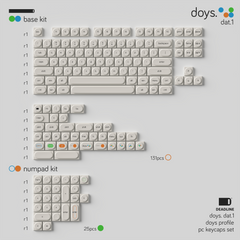 Detailed view of [Pre-Order] DOYS DAT.1 by Deadline Studio for Mechanical Keyboards