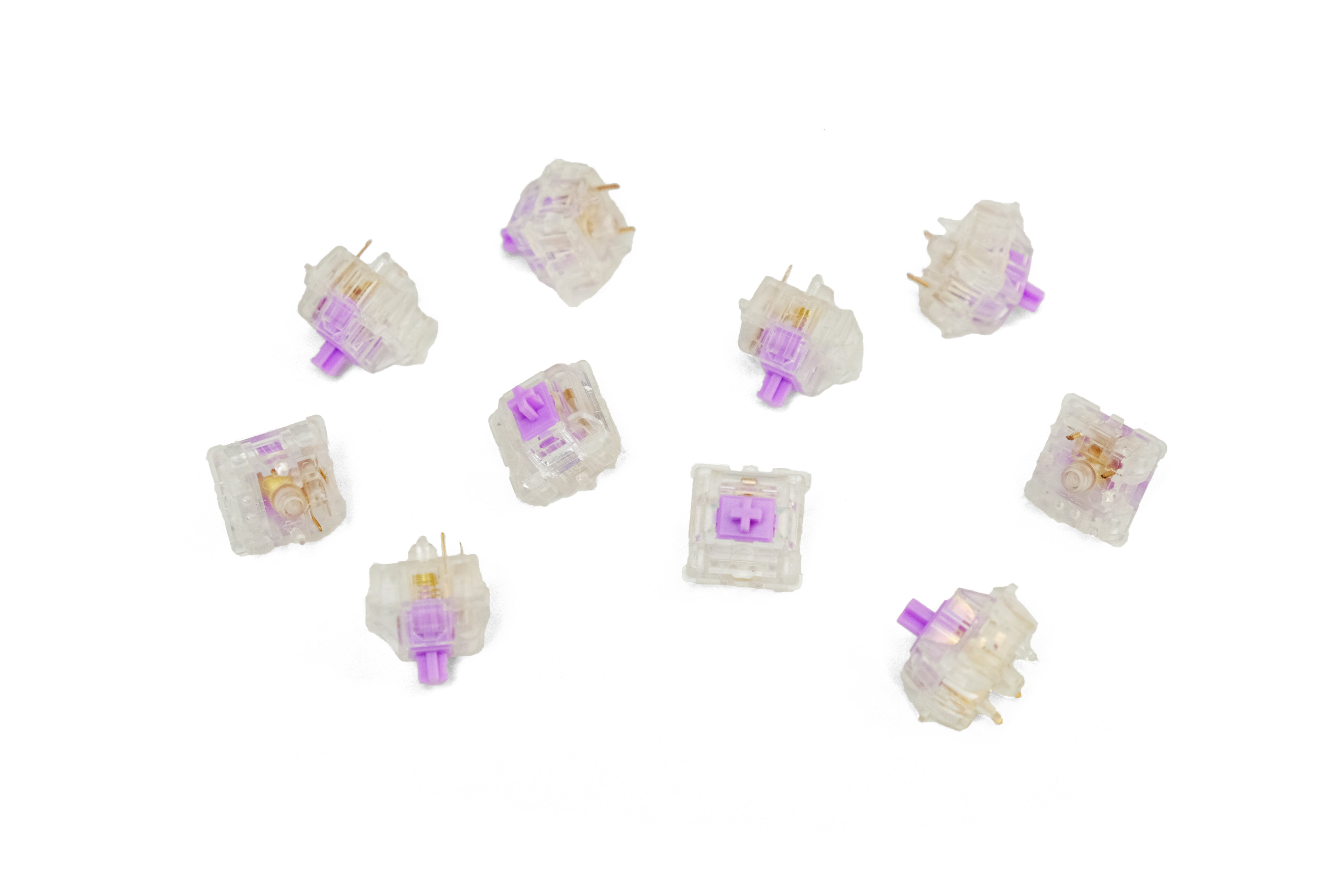 Durock L4 Creamy Purple Switches - KeebsForAll