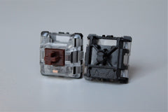 Gateron Optical Brown Front and Bottom View
