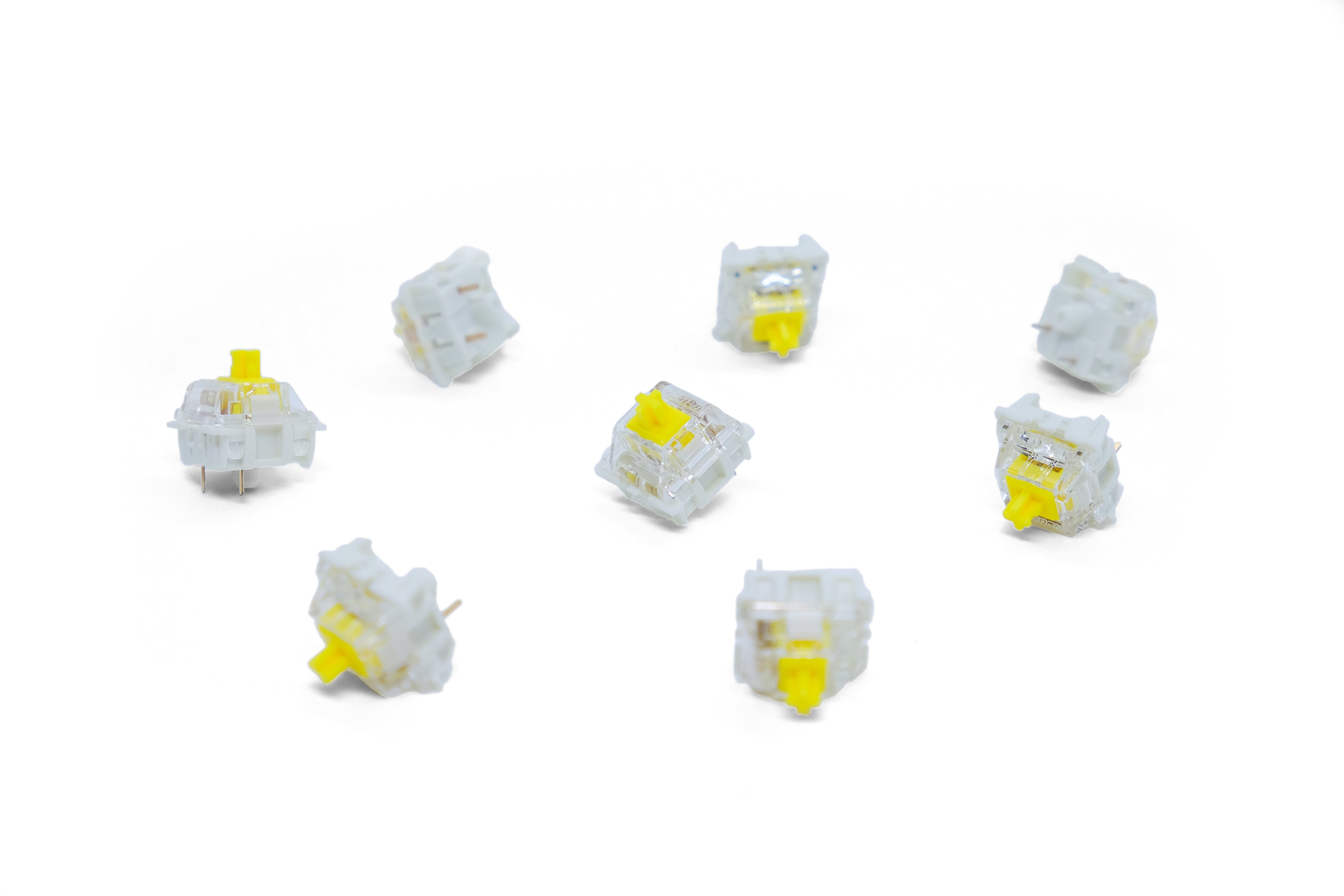 Group of Gateron KS-9 Pro 2.0 Yellow Linear Switches