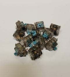 Detailed view of Durock Smokey T1 Tactile Switches