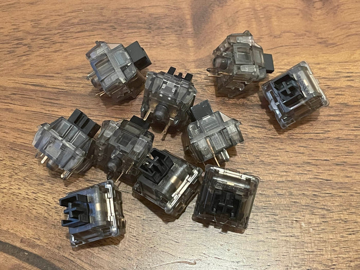 Gateron BOX Black Inks V2 Switches - Gateron Box Ink V2 switches can be compared as the Pros vs m