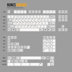 JC Studio Runes Keycap Set Dye-Sub PBT - Alternate Angle