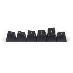Close up of KBDFans Maxkey Black Doubleshot Keycaps