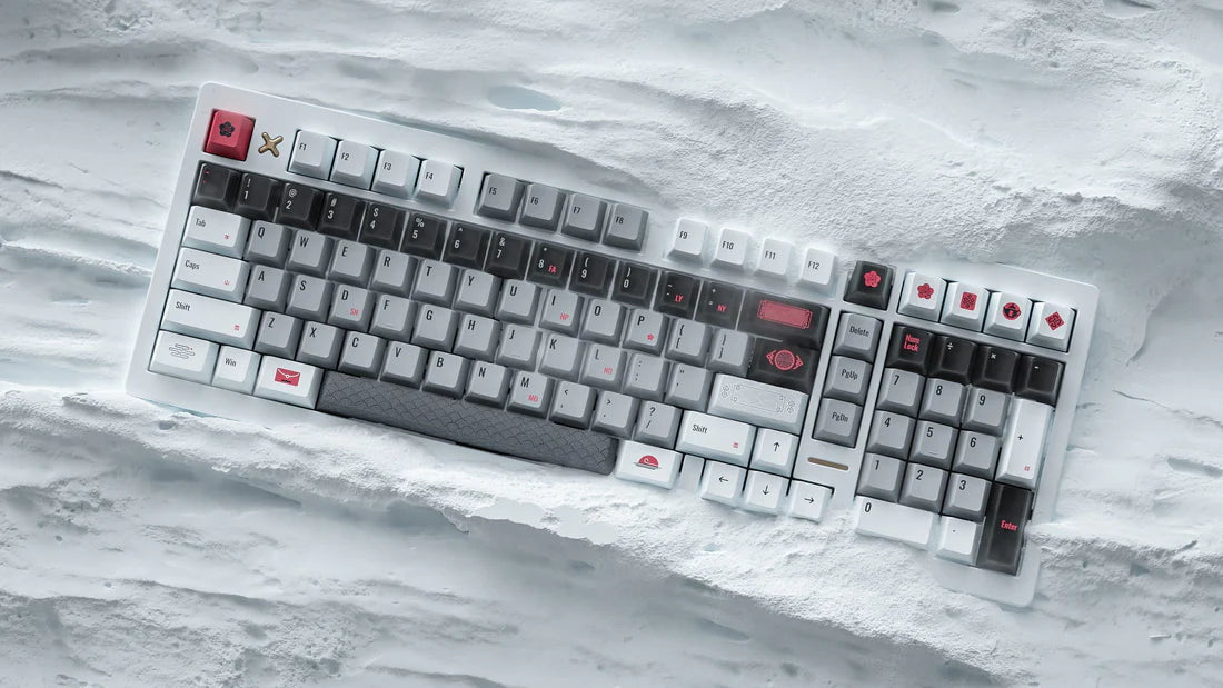 ALOHAKB AUSICIOUS SNOW Cherry Profile Keycaps