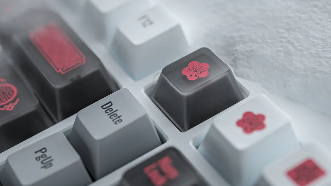 ALOHAKB AUSICIOUS SNOW Cherry Profile Keycaps