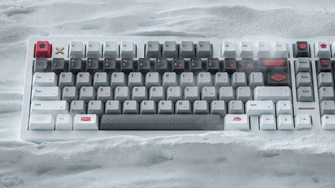 ALOHAKB AUSICIOUS SNOW Cherry Profile Keycaps