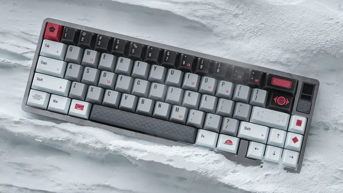 ALOHAKB AUSICIOUS SNOW Cherry Profile Keycaps