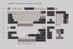 kfaPBT Steamboat Throwback Keycaps - Alternate Angle