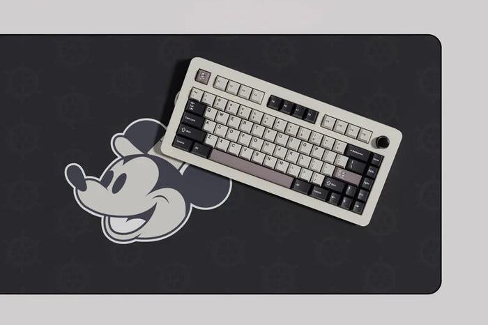 kfaPBT Steamboat Throwback Keycaps for Mechanical Keyboards - The kfaPBT Steamboat Throwback Keycaps invite you to redisco