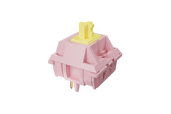 Detailed view of KTT Peach Linear Switches