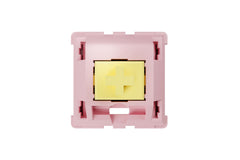 Close up of KTT Peach Linear Switches